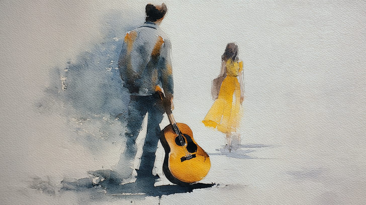 LIVING THAT NIGHT: I thought I was making a song about a yellow dress.